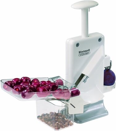 Косточка для вишни и сливы Westmark, комбинированная косточка, высота 23 см, алюминий/нержавеющая сталь/пластик, 40202260 (Steinomat, одинарный)