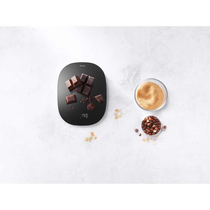 Беспроводной ручной блендер с цифровыми кухонными весами и измельчителем, набор из 5 предметов, черный Zwilling