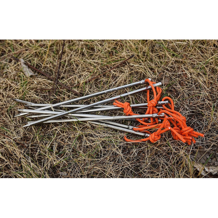 Титанові кілочки для намету довжиною 20 см 8 шт. Ti4006P iBasingo