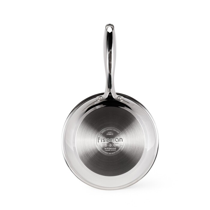 Сковорода Fissman FORCE 20x4,5 см с индукционным антипригарным дном алюминий (5464)