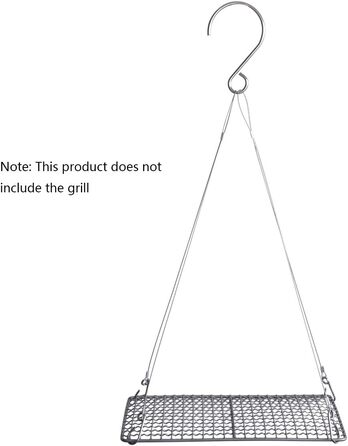 Безграничный Voyage Сверхлегкий Прочный Сверхмощный Титановый Древесный Уголь Барбекю Решетка Для Гриля На Открытом Воздухе Походы Кемпинг (Ti15149B)