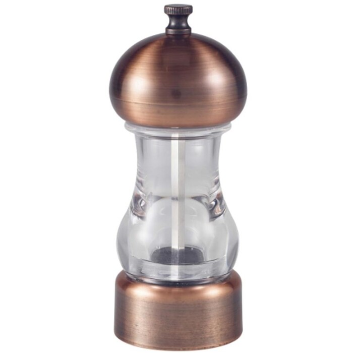 Мельница для соли и перца, 14 см, акрил/античная медь, GenWare
