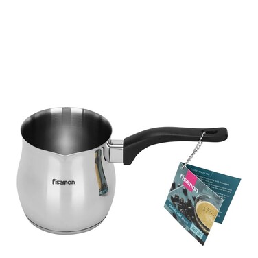 Турка для варки кофе Fissman 810 мл нержавеющая сталь с индукционным дном (3297)