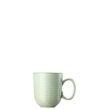 Чашка з ручкою 0,4 л, зелена Nature Leaf Thomas