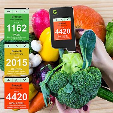 Тестер нітратів для харчових продуктів, чорний 2FB Greentest