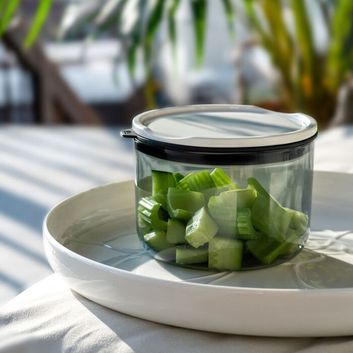 Ланч-бокс круглий 13x9, 5 см, білий / сірий ToGo&ToStay Villeroy & Boch