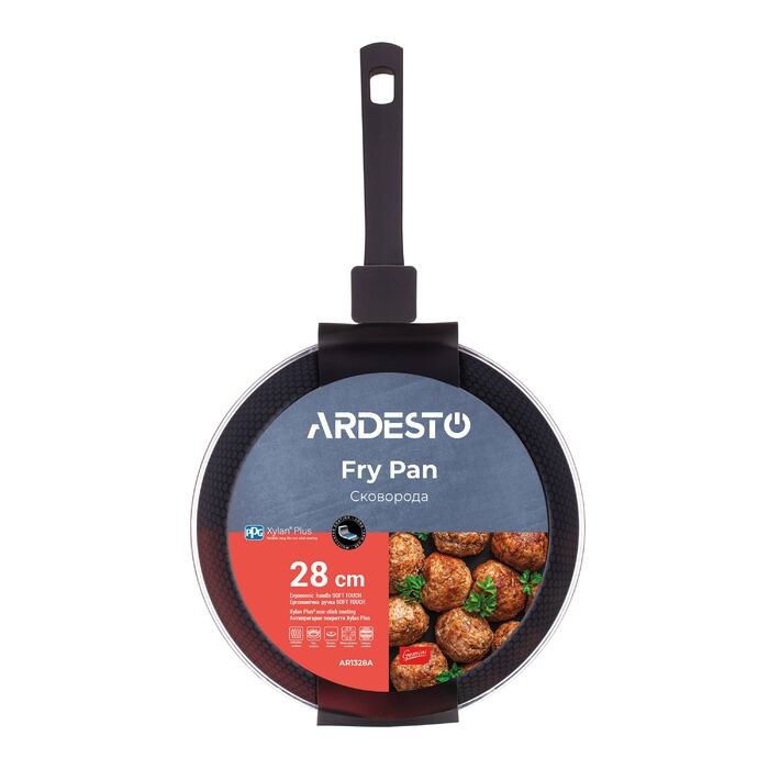 ARDESTO Gemini Salerno Сковорода для глубокой жарки, 28см, Алюминий, Черный