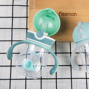 Бутылка для воды Fissman 60 мл с трубочкой (6906)