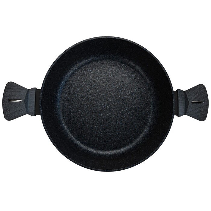 Сотейник Fissman зі скляною кришкою FERRO 26x7,5 см 3,49 л алюміній з антипригарним покриттям (14526)