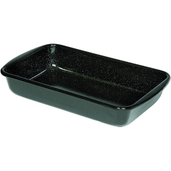 Сковорода висока 33/42, CLASSIC - СКОВОРОДА ДЛЯ ЗАПІКАННЯ ТА ЗАПІКАННЯ, висота 7,0 см, емальована, чорна, 41,6 х 32,8 х 7 см, жаровня, індукційна, 0402-022