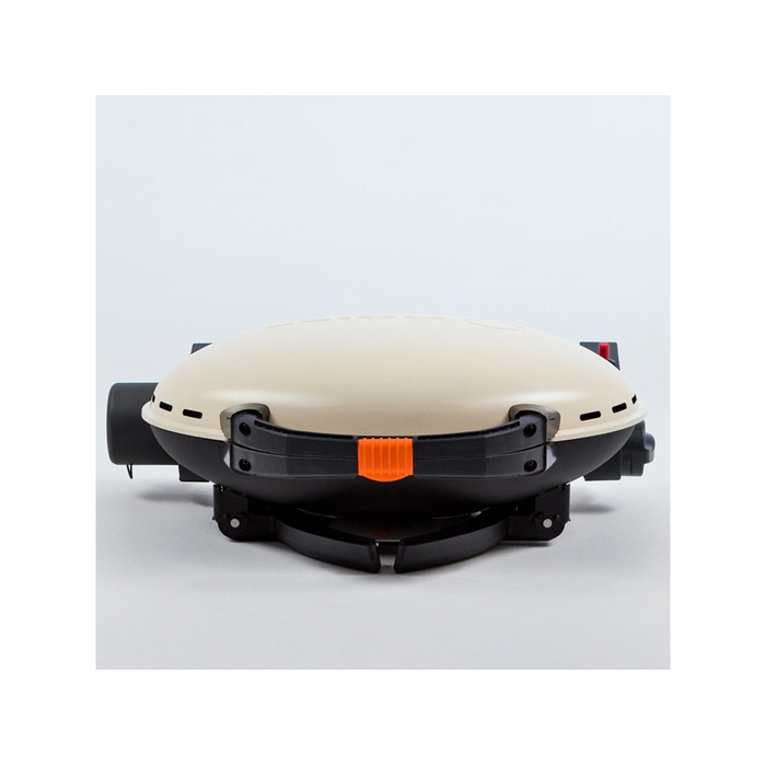 КОМПЛЕКТ Портативний переносний газовий гриль O-GRILL 500, кремовий + шланг в подарунок! Код: 013368