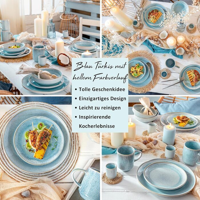 Набір тарілок на 4 персони, 12 предметів Lima Sänger