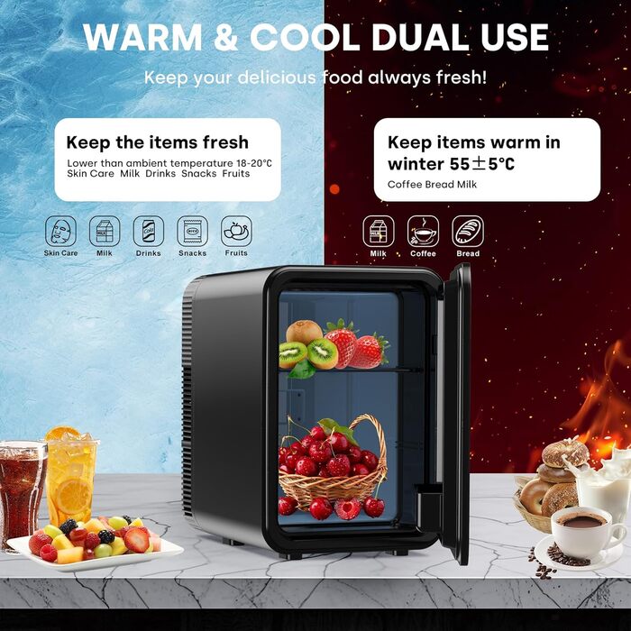 Мини-холодильник 10 л черный Enventor