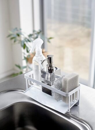 Сушилка для губок и мытья посуды, один размер (белый)