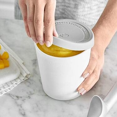 Морожениця з самоохолоджуючим компресором 135 Вт з нержавіючої сталі Springlane