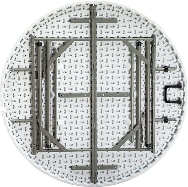 Складаний стіл для кемпінгу 122 см круглий HollyHOME