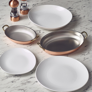 Тарілка глибока 28 см, Incise Porcelain Soma, GenWare