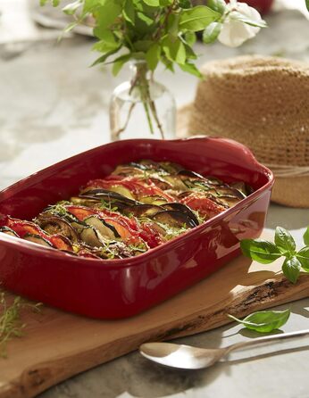 Форма для запікання прямокутна 36 x 23 x 7 см, бордова Emile Henry