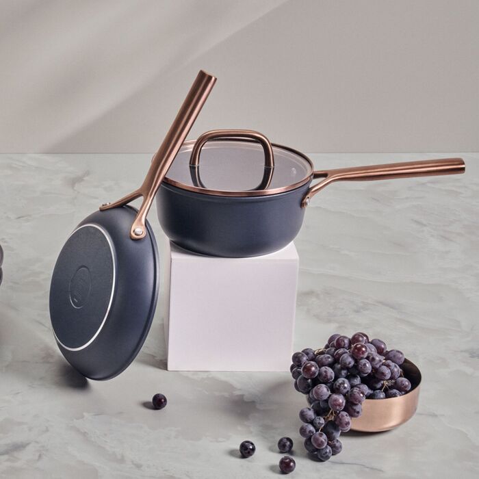 Сотейник 18 см зі скляною кришкою, синій Milano Zwilling