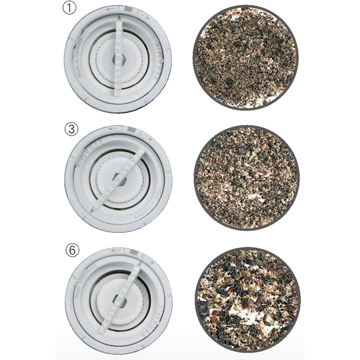 Черная/буковая древесина Фрезерная головка из древесины дуба с бесступенчатой регулировкой высокопроизводительной керамической шлифовальной машины Мельница для специй для перца 14 см, Ø 5,4 см (Белый/Дуб)