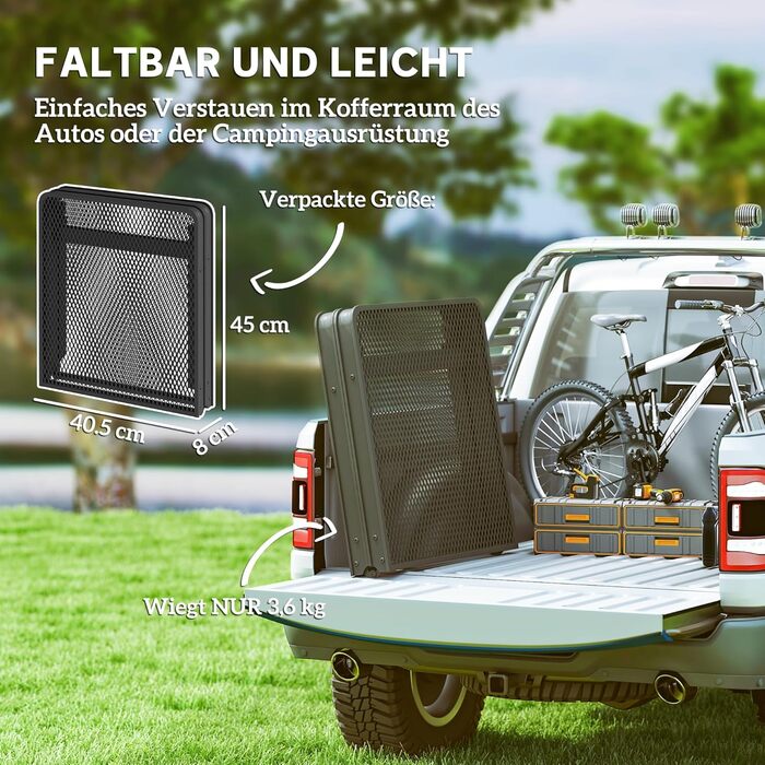 Стіл для кемпінгу 90 х 40,5 см Outsunny