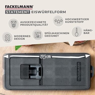 Форма для льоду з герметичною кришкою FACKELMANN