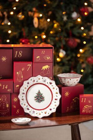 Набір столового посуду на 2 персони, 24 предмети в подарунковій упаковці. Адвент-календар Toy's Delight Villeroy & Boch