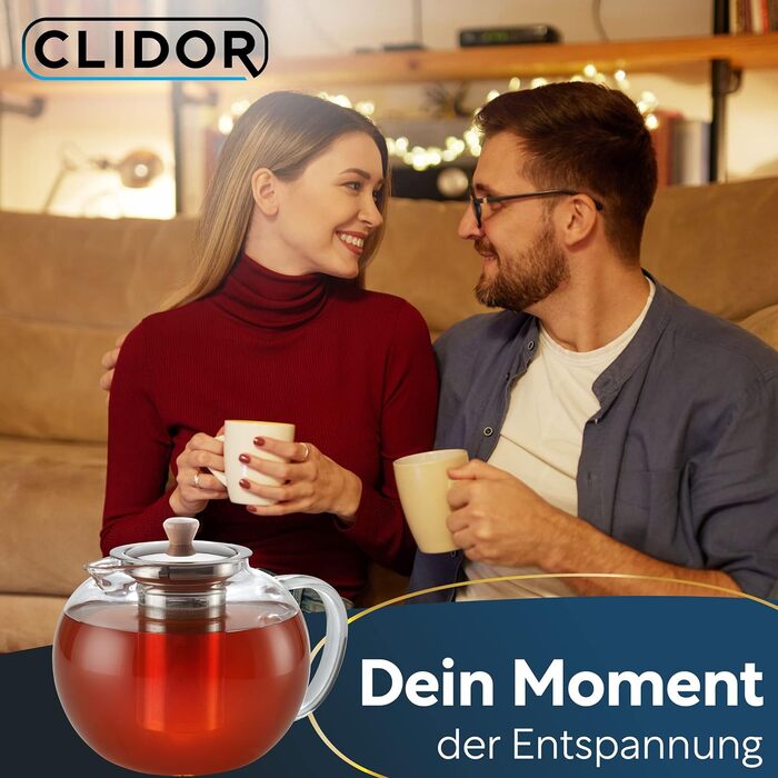 Заварювальний чайник із вставкою сітчастого фільтра – 1,5 літра CLIDOR