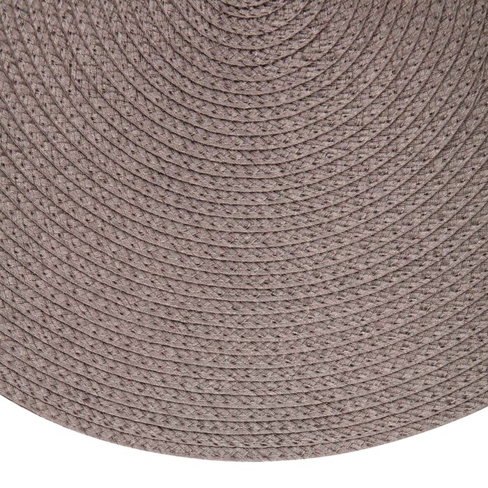 Килимок сервірувальний Ardesto 38см, поліпропілен, кругла, коричневий