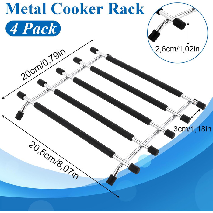 Набір з 4 металевих підставок під гаряче MUXHEL