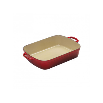 Жаровня 37 х 29 см червона Le Creuset