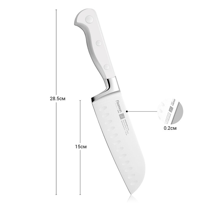 Сантоку ніж 15 см MONOGAMI Fissman