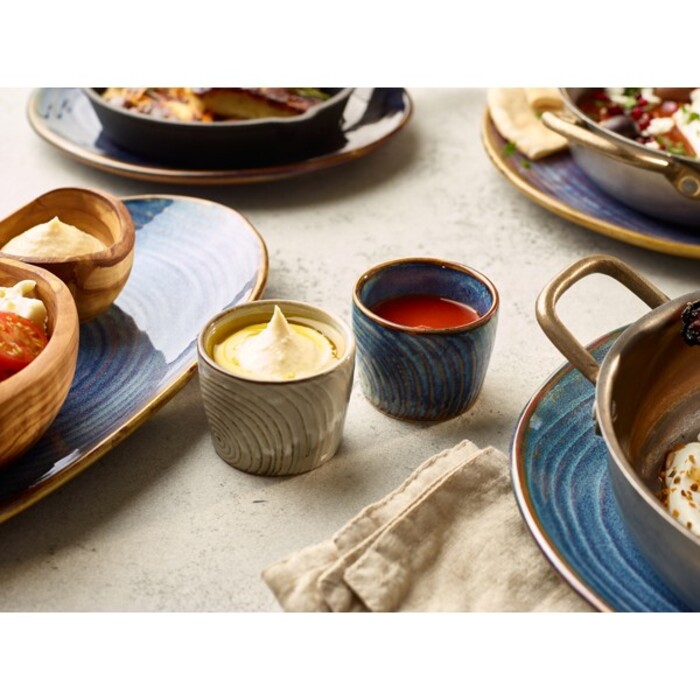 Соусник 4.8*h 6 см, 90 мл, синій, Terra Porcelain Aqua Blue, GenWare