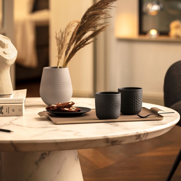 Набір з 2 кружок 0,29 л Black Manufacture Collier Villeroy & Boch