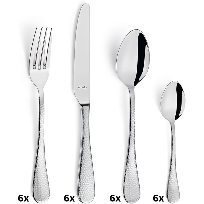Набір столових приладів на 6 персон 24 предмети Amefa