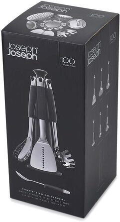 Набір посуду Joseph Joseph Elevate Carousel, 6 предметів, багатобарвний (блок з нержавіючої сталі, чорний)