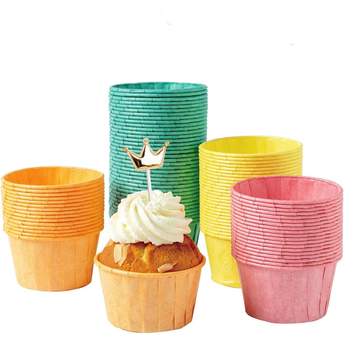 Набір з 160 паперових формочок для мафінів, різнокольоровий Katbite