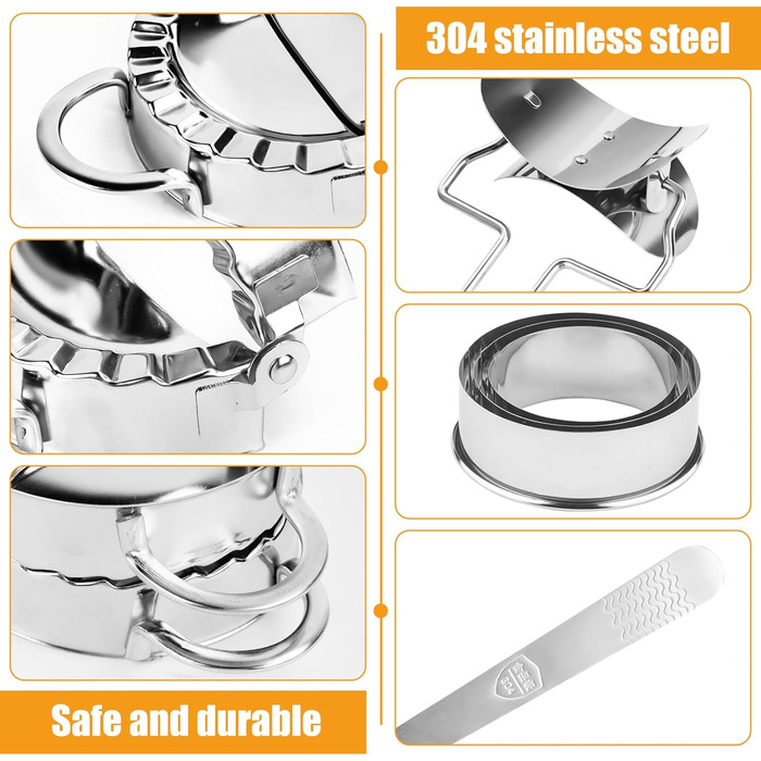 Форма для равіолі з нержавіючої сталі,8 шт. Bohrma