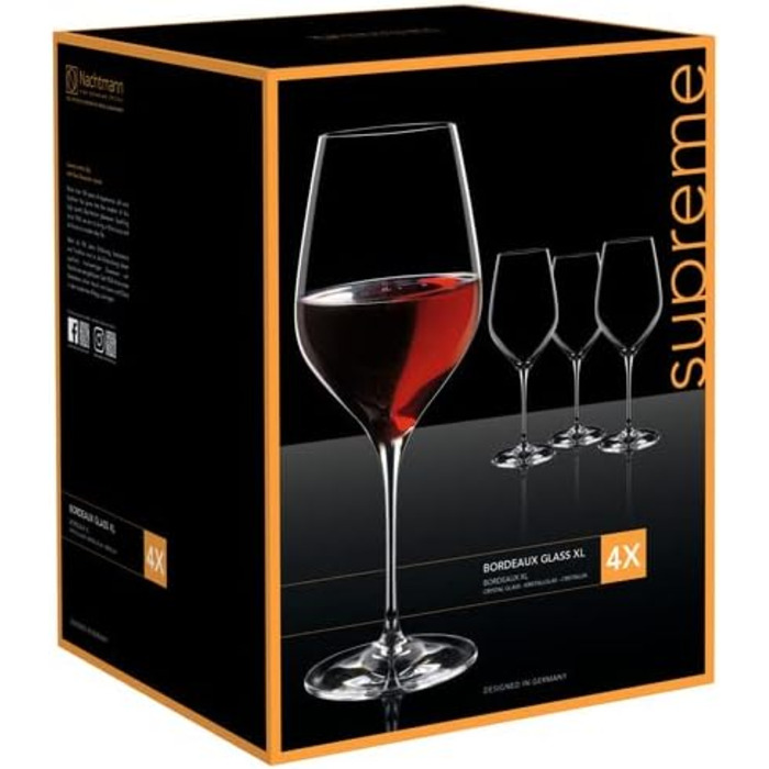 Набір келихів для бордо 0,81 л, 4 предмети, Supreme Nachtmann