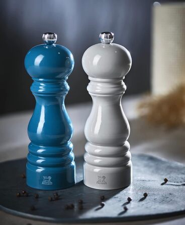 Перцевий млин Париж 18 см - Колекція Paris-rama - Класичне регулювання помелу - Виготовлений з сертифікованої PEFC деревини - Aubergine Pepper Mill