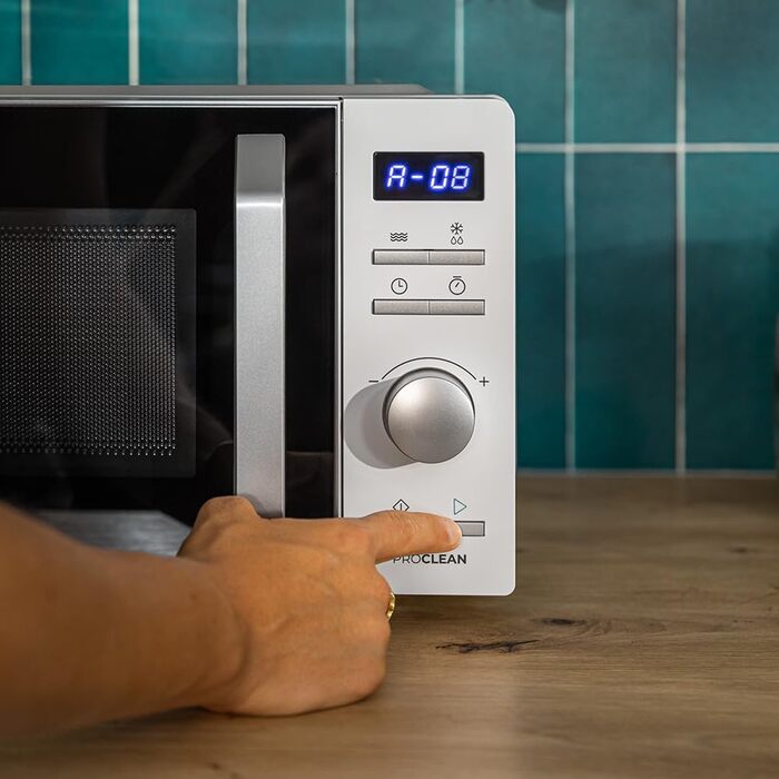 Мікрохвильова піч 700 Вт, 19 л біла Proclean 5010 Inverter Cecotec