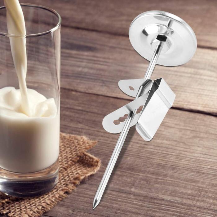 Термометр для молока з регульованим затиском 13 х 4,5 см Barista Coffee FTVOGUE