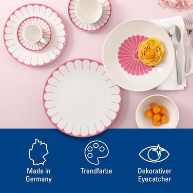 Обідня тарілка 26,6 см, рожевий Fleur Villeroy & Boch