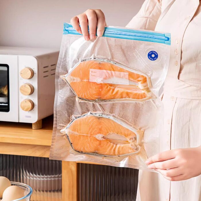 Вакуумні пакети 10 пакетів з насосом 22 x 28 см leyomgamz