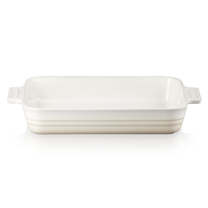 Блюдо для запікання 32х25 см Meringue Le Creuset