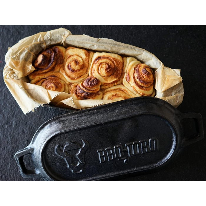 Чавунна жаровня 1 л 29 х 12,5 х 5,5 см BBQ-Toro