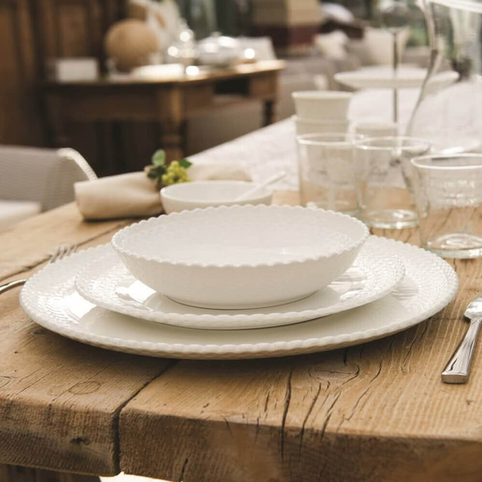 Тарілка супова La Porcellana Bianca MOMENTI, порцеляна, діам. 20 см