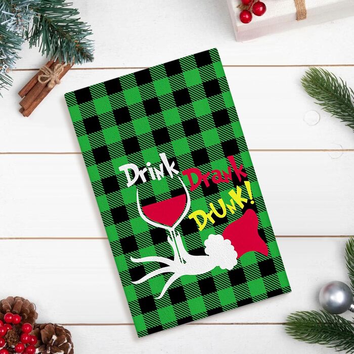 Набор из 4 рождественских кухонных полотенец 45 x 65 см, набор B Ohok