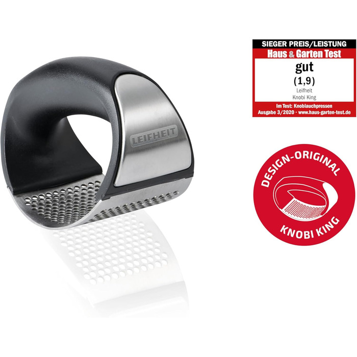 Часниковий прес з нержавіючої сталі 14 x 5,1 см Leifheit