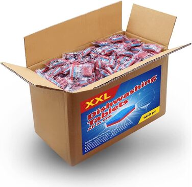 Таблетки для посудомоечной машины 500 таблеток 9 кг vidaXL